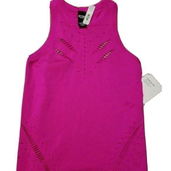 Victoria's Secret Tops - Victoria Secret Sport Seamless Tank Top Small Hot Pink